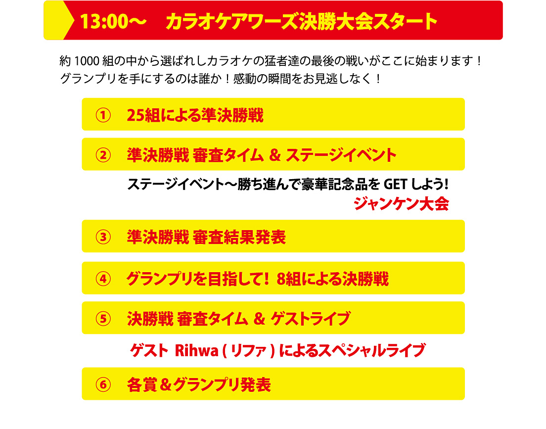 カラオケアワーズ決勝大会スタート