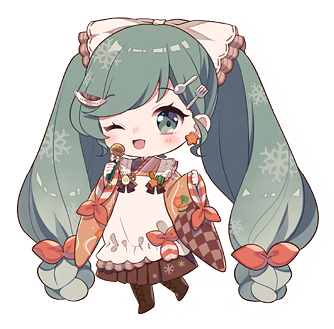 雪ミクイラスト